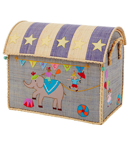 Rice Opbevaringskurve - Raffia - 3 stk. - Circus