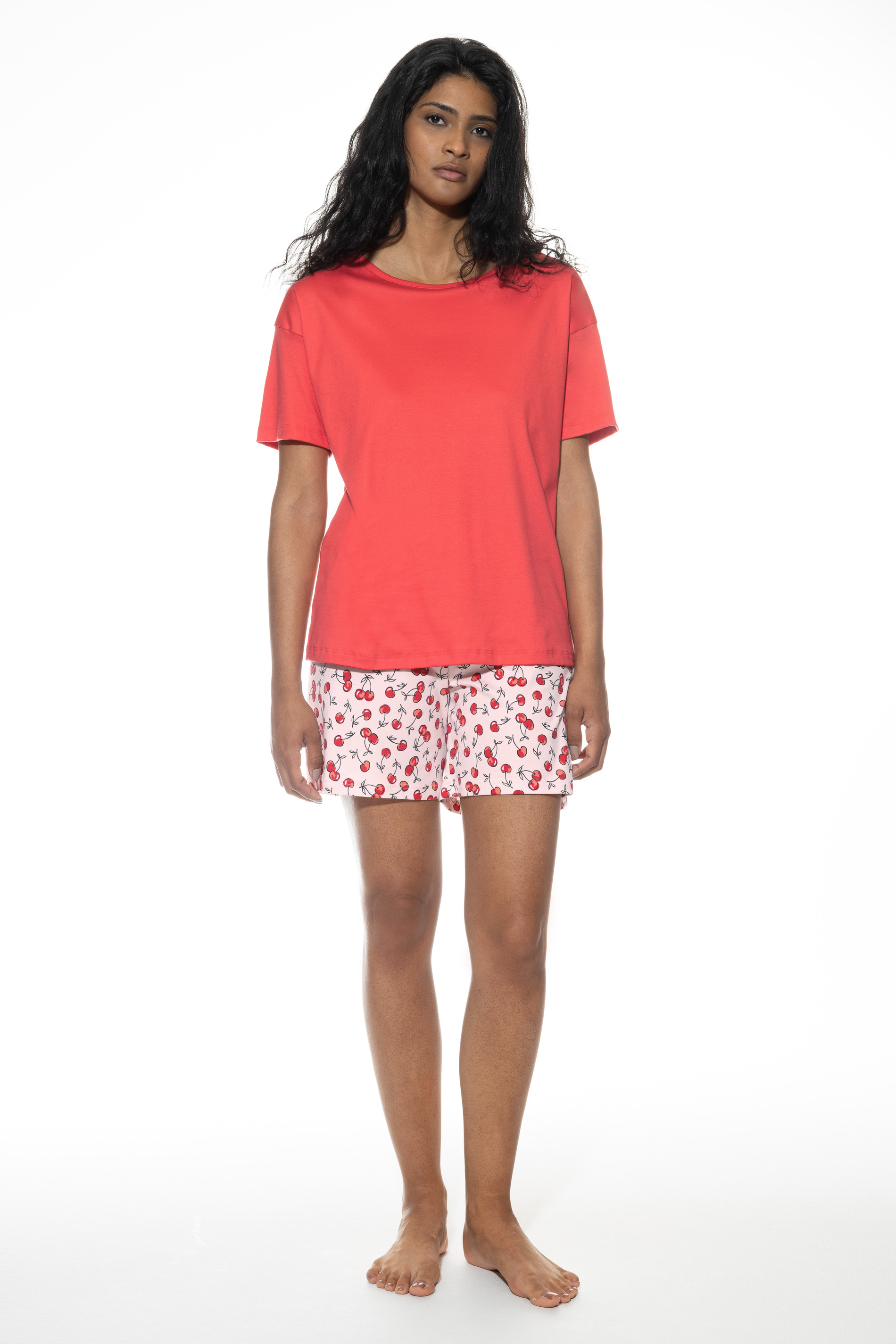 Kurzer Pyjama<br>Serie Cherry Rush