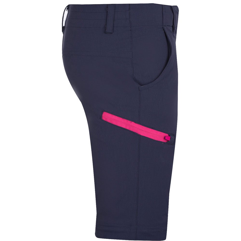 Trollkids Kjerag Zip Off-Trekkinghose Kinder navy magenta