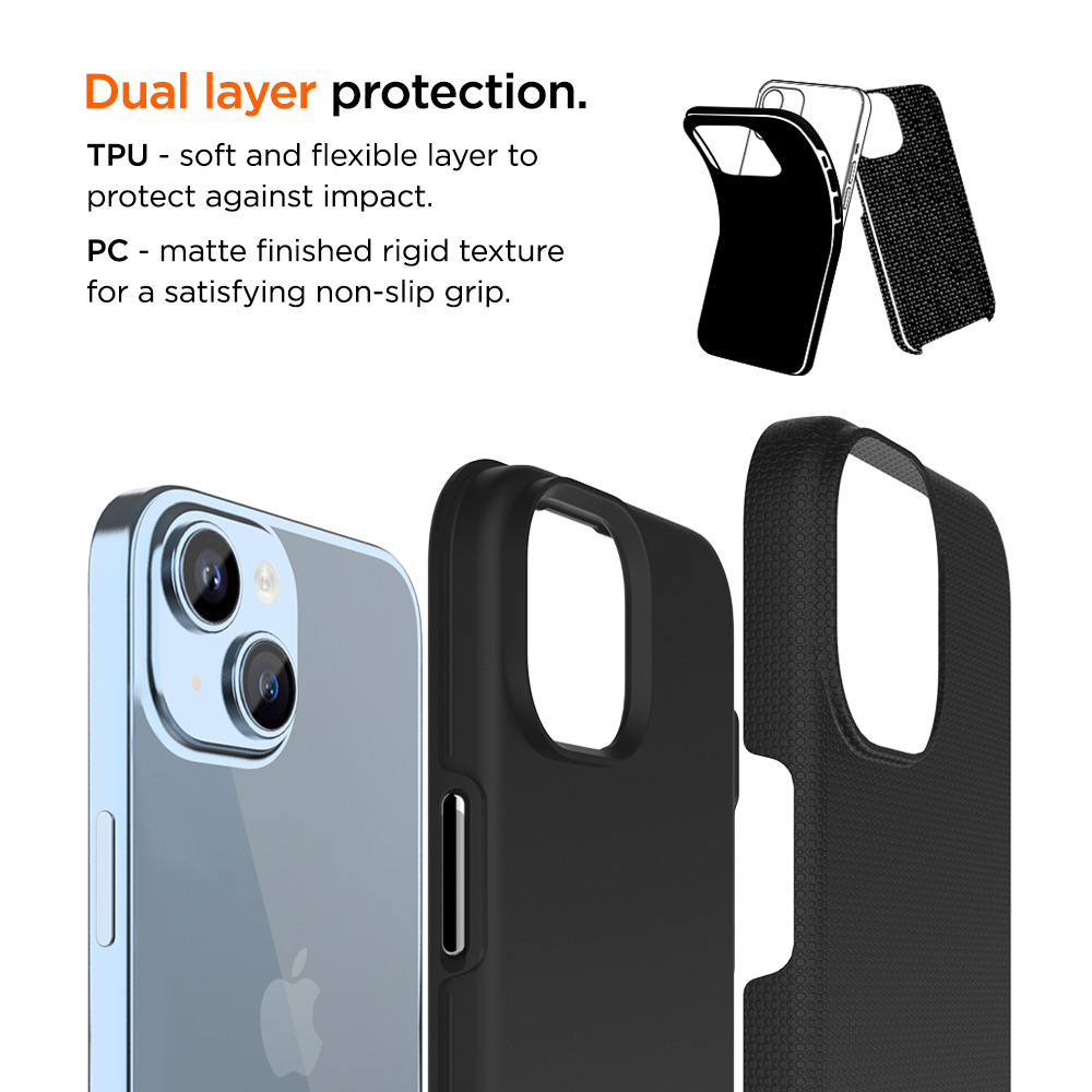 iPhone 15 North Case Premium Hybrid Schutzhülle (EGCA00467) - Schwarz