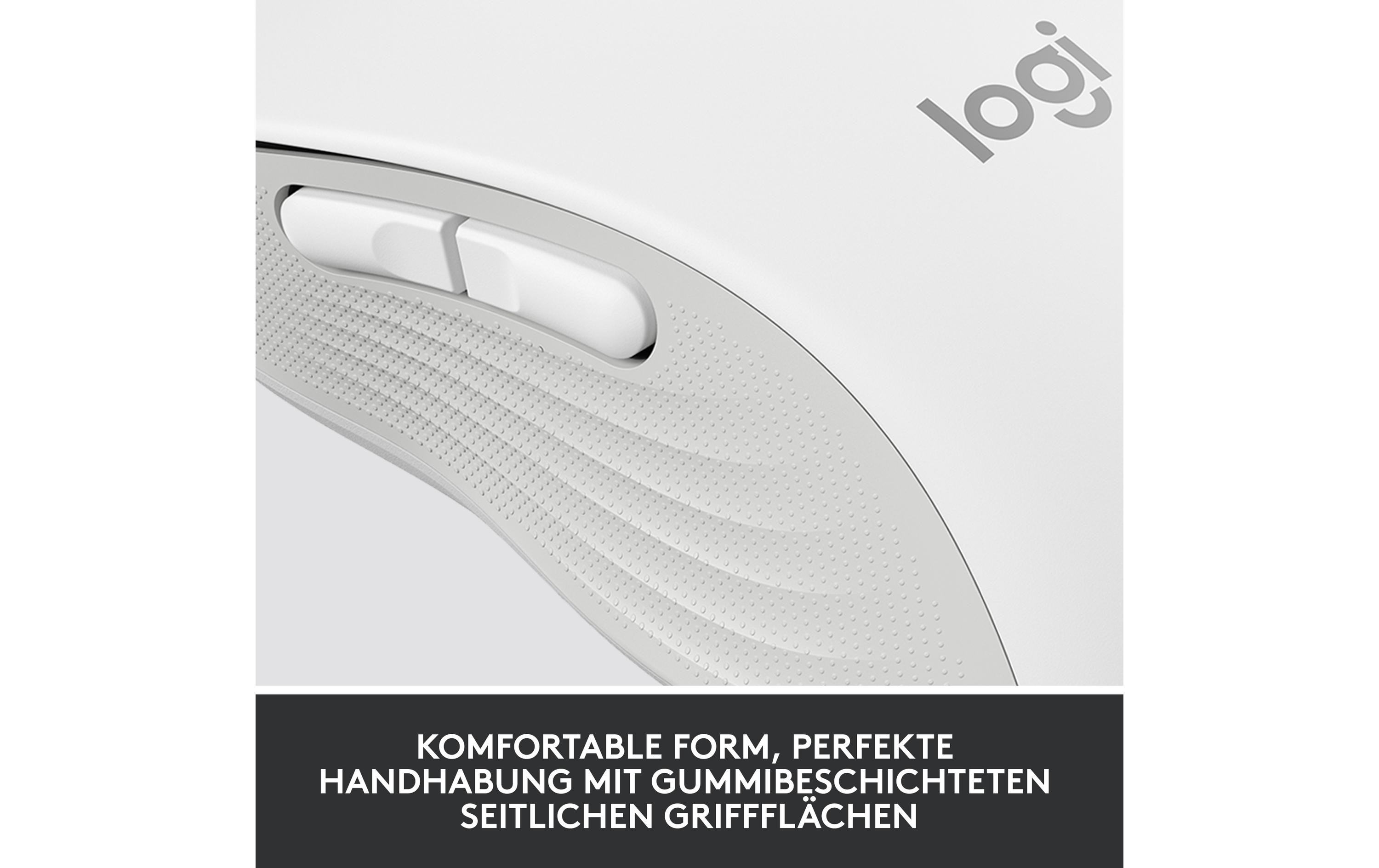 Maus Signature M650 L for Business WeissLogitech Wireless Mouse Signature M650 4000dpi Optisch weiss