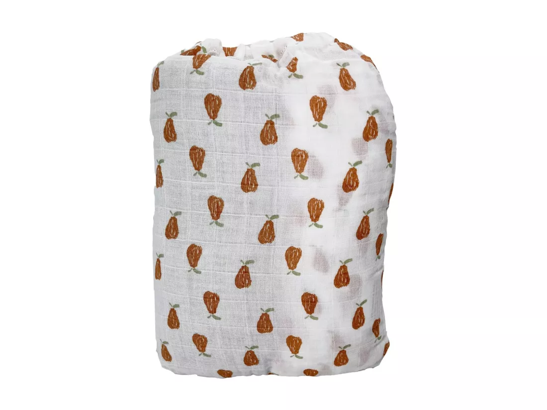 Lot de 2 draps housse bébé en coton bio