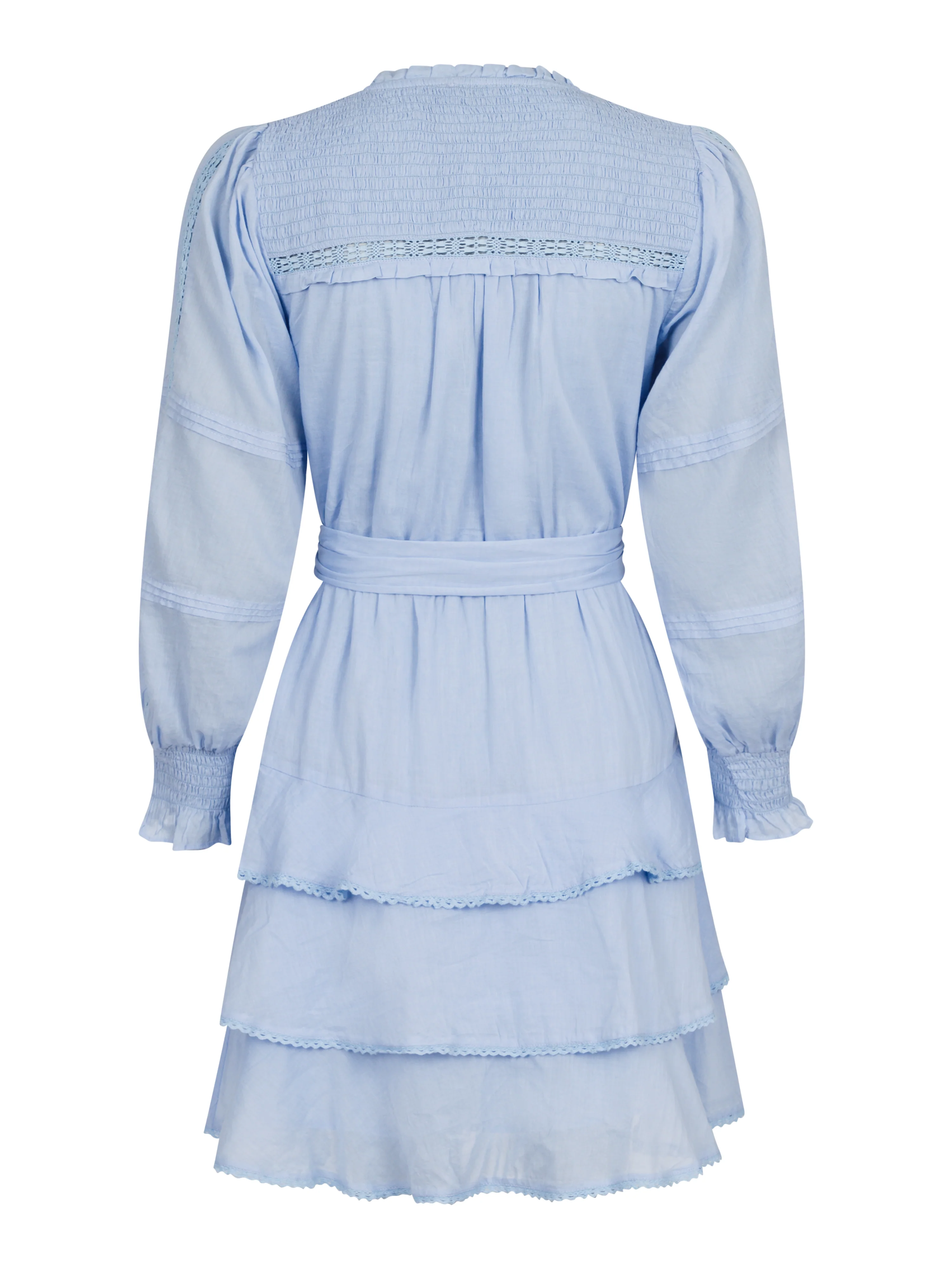 Neo Noir  Ada S Voile kjole - Light Blue