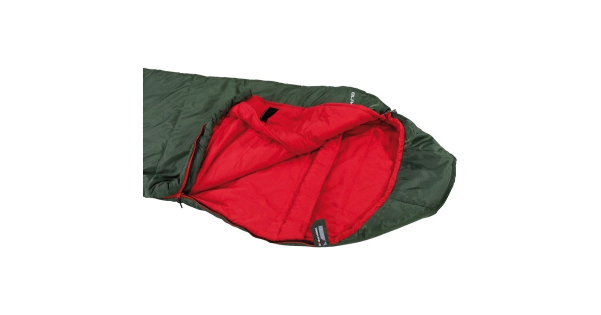 High PeakBlack Arrow ECO slaapzak  (Donkergroen/rood)