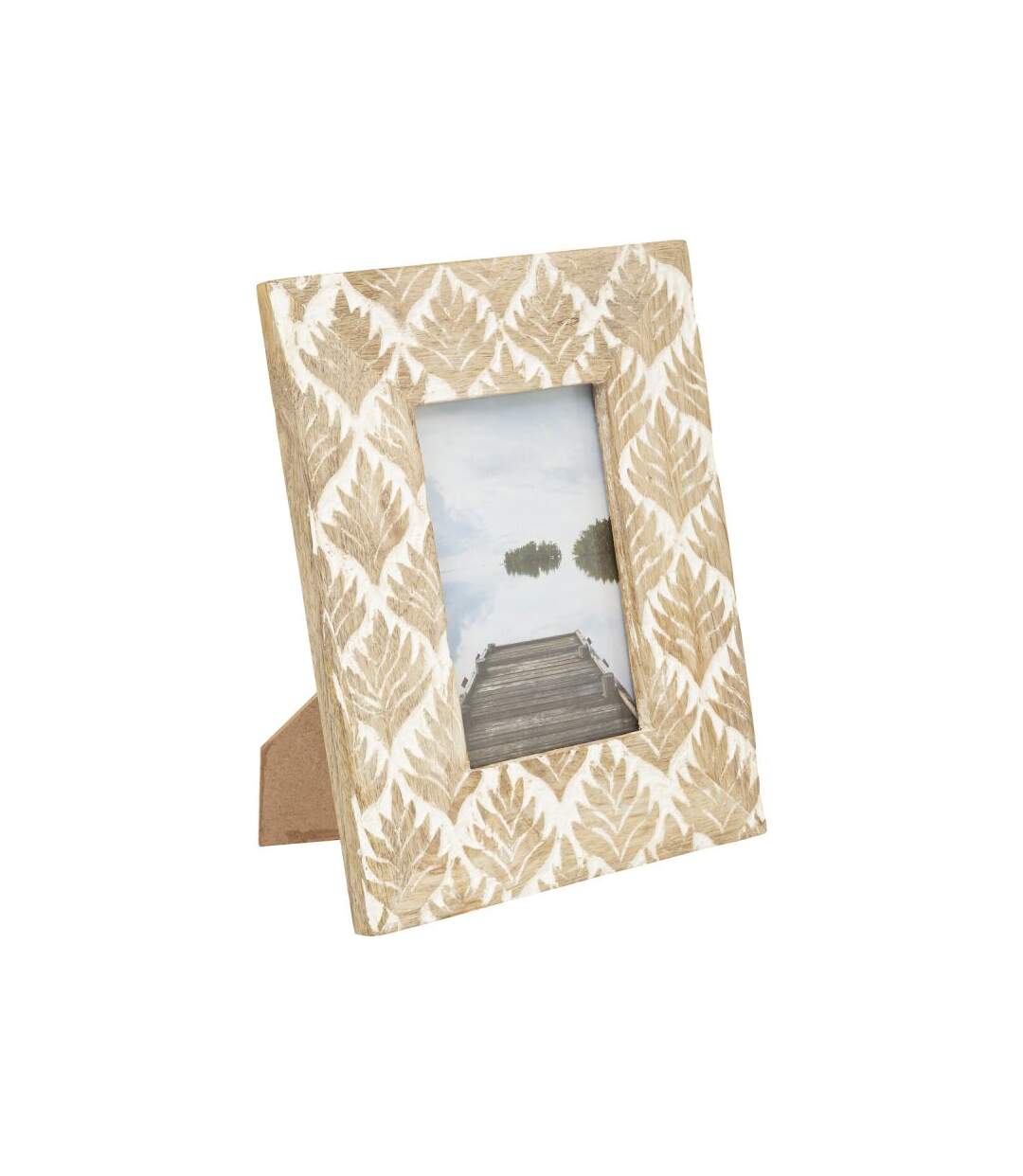 Cadre Photo Déco Adriano 10x15cm Beige