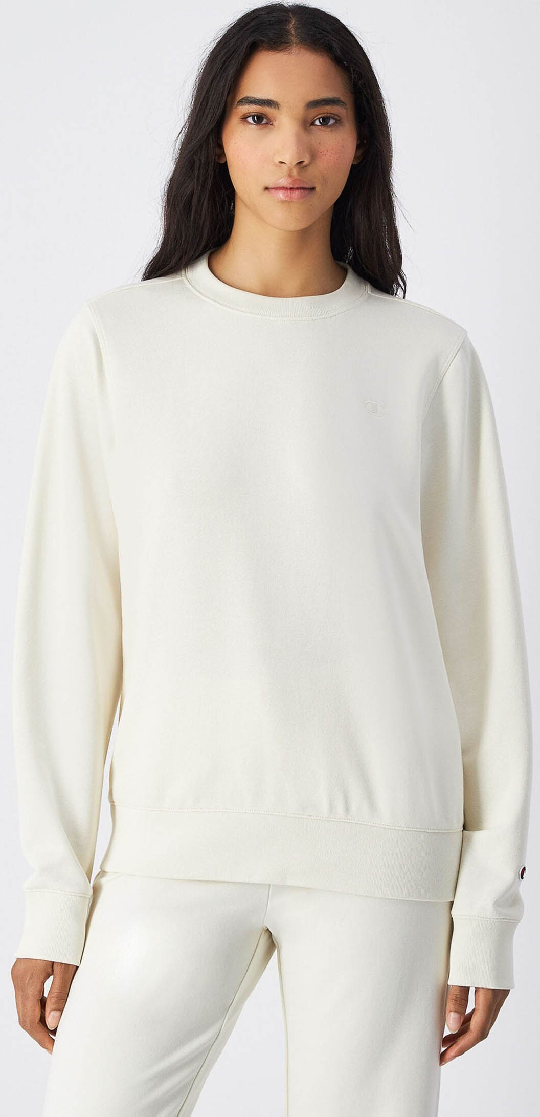 Tonal Icons Crewneck Sweatshirt Dame Natural NT