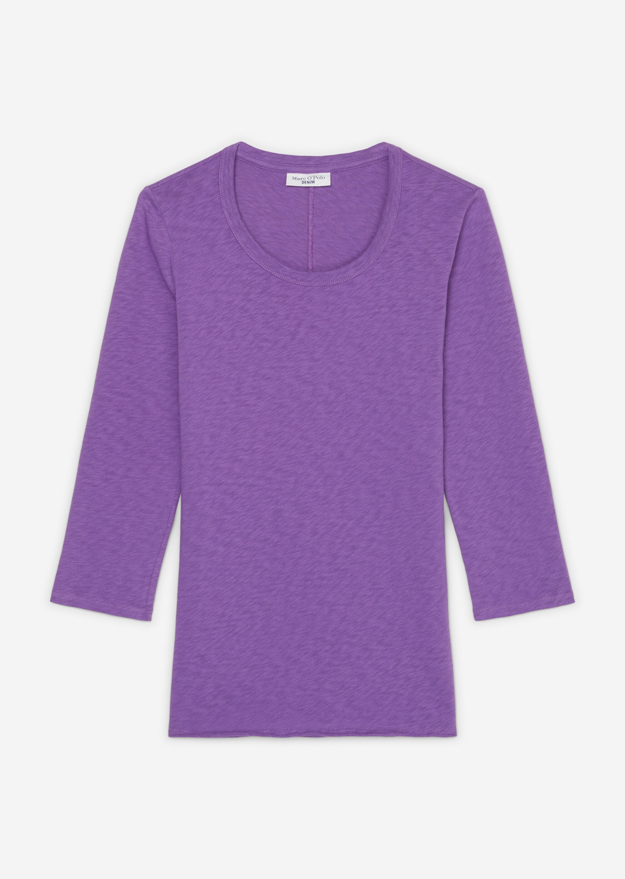 T-Shirt slim aus Slub-Jersey