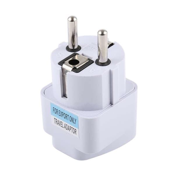 2x Reiseadapter uk / us / eu / au til EU AC adapteradapter