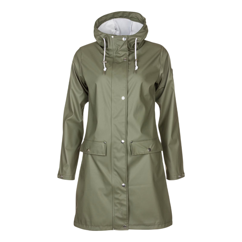 Frauen Regenmantel Kiara deep lichen green