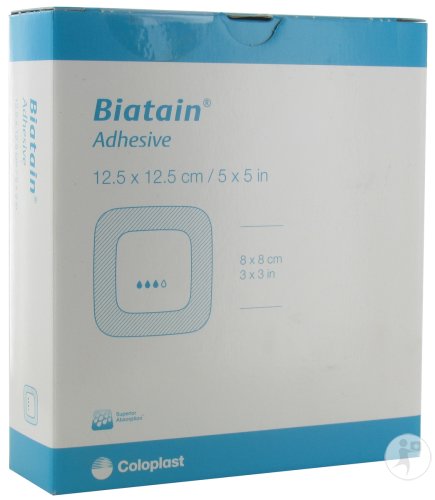 Coloplast Biatain Pansement Mousse Auto-Adhésif Sacral 12,5x12,5cm Pièces 10 (3420)