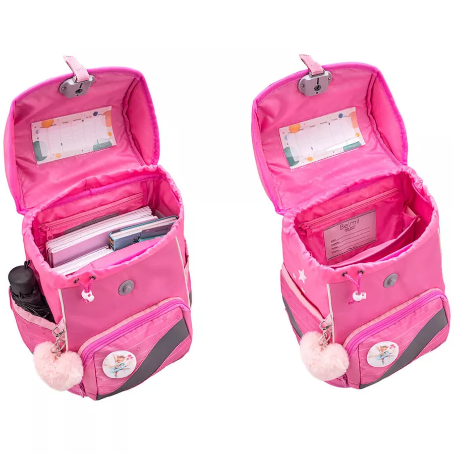 Belmil Schulranzen Premium Smarty Plus Set 5-teilig Candy