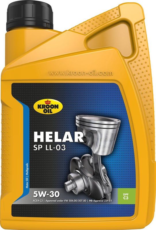 Kroon Oil - Helar SP - MotorOlie - 5W-30 - 5 Liter