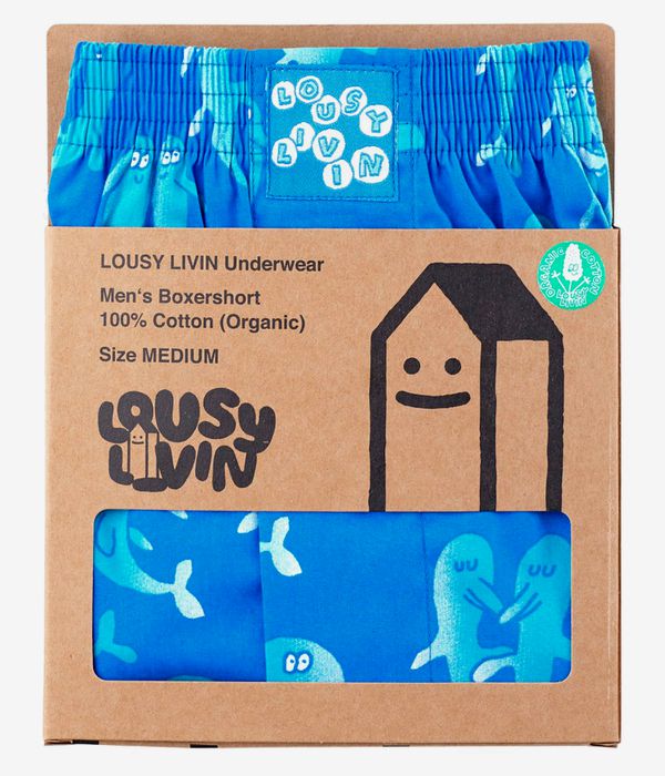 Lousy Livin Dolphins Boxershorts (ocean)