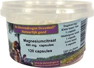 480mg 60 st Dierendrogist magnesium citraat capsules