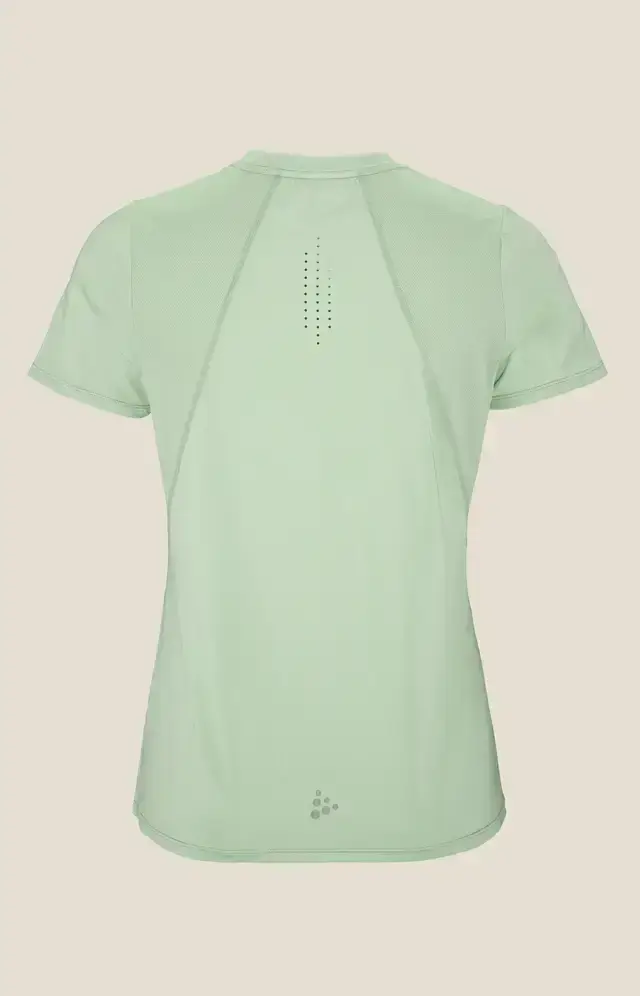 Craft ADV Essence 3 Hardloopshirt Korte Mouwen Blauw/Groen Dames