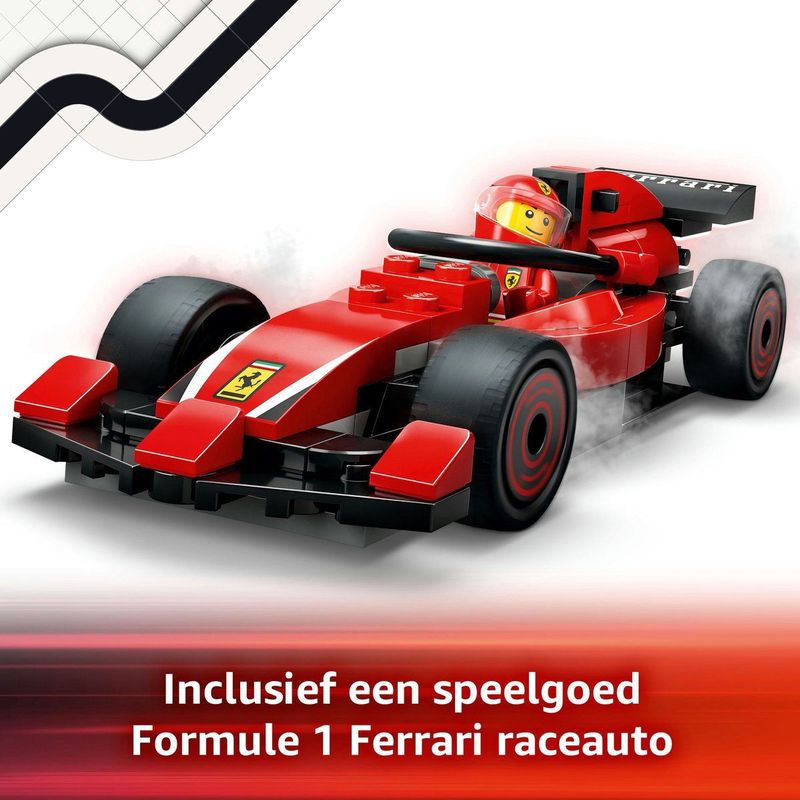 LEGO - City F1® Pitstop & Pitcrew - Bouwspel - Multikleur - Inclusief Ferrari-auto
