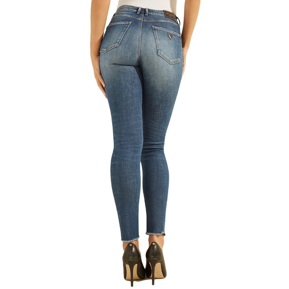 Guess Jean Skinny Bleu Femme Guess 1981 Exposed