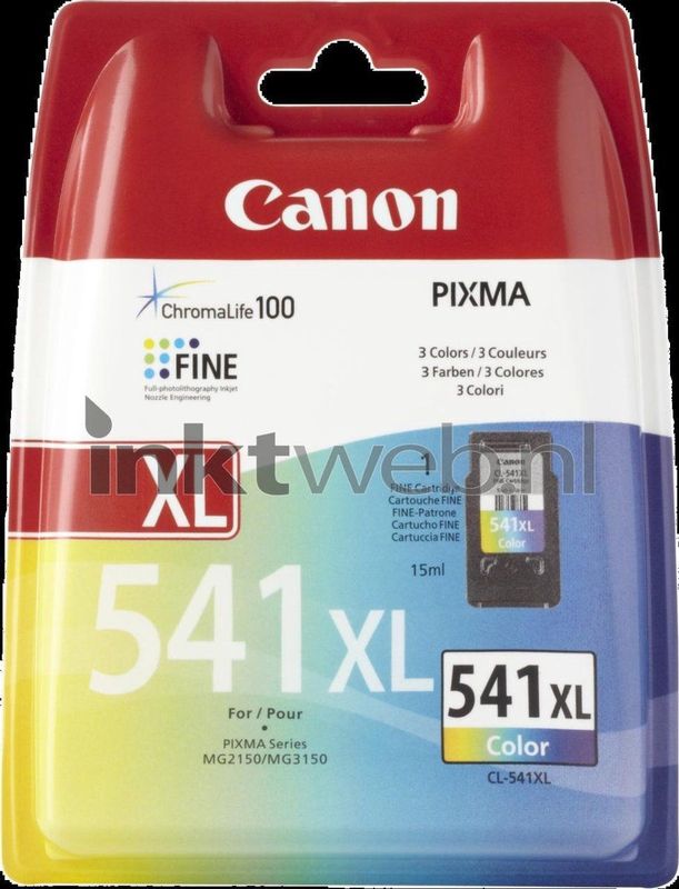 Canon CL 541XL Inktcartridge / Kleur / Hoge Capaciteit
