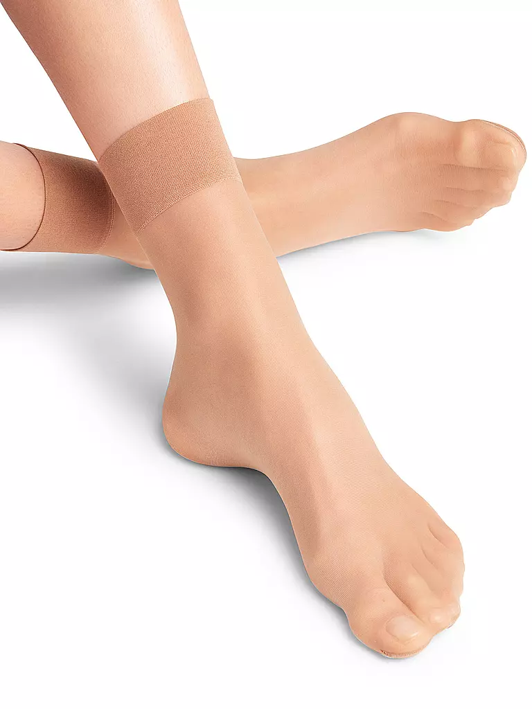 FALKE Söckchen PURE MATT 20 DEN powder braun