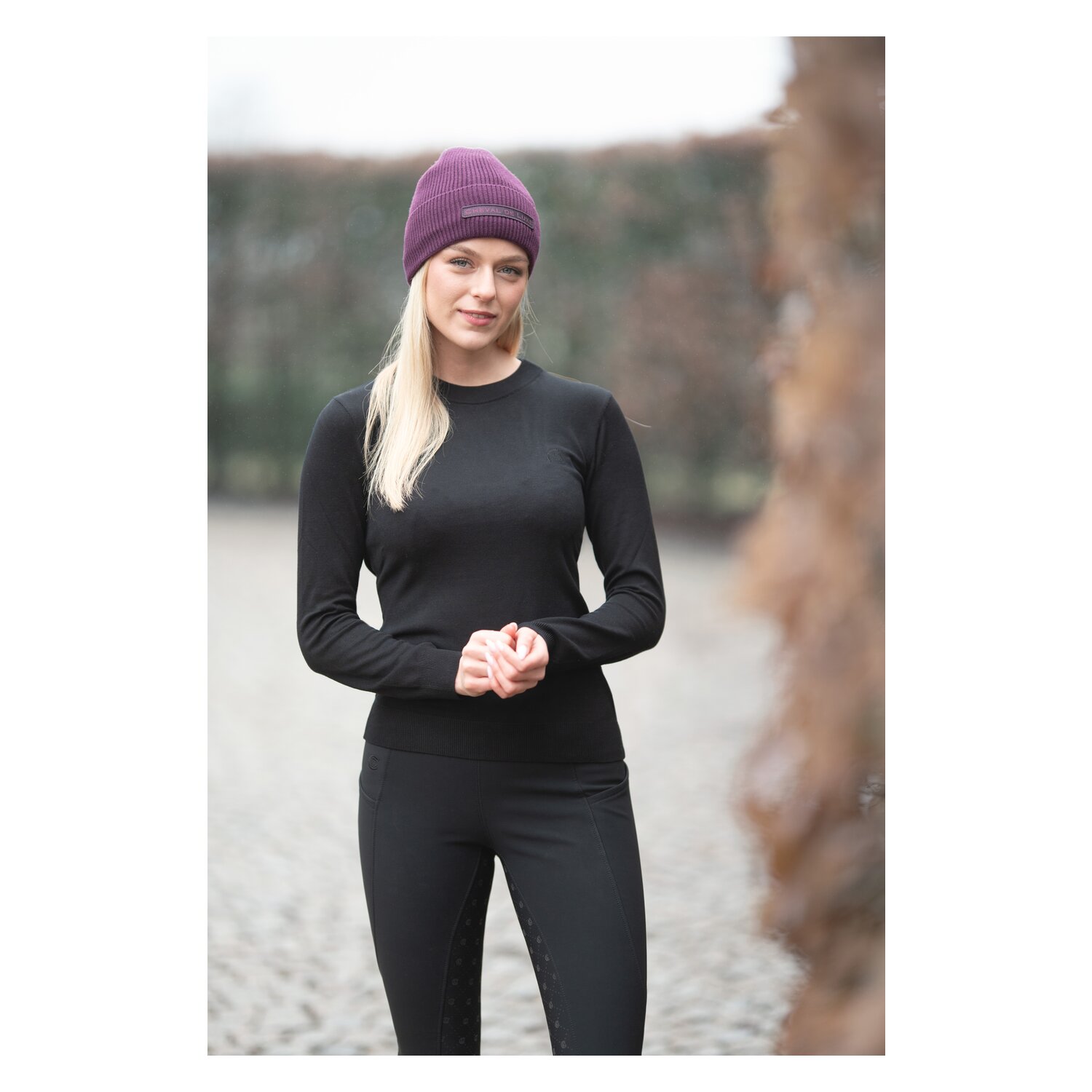 Cheval de Luxe Strickpullover  - black