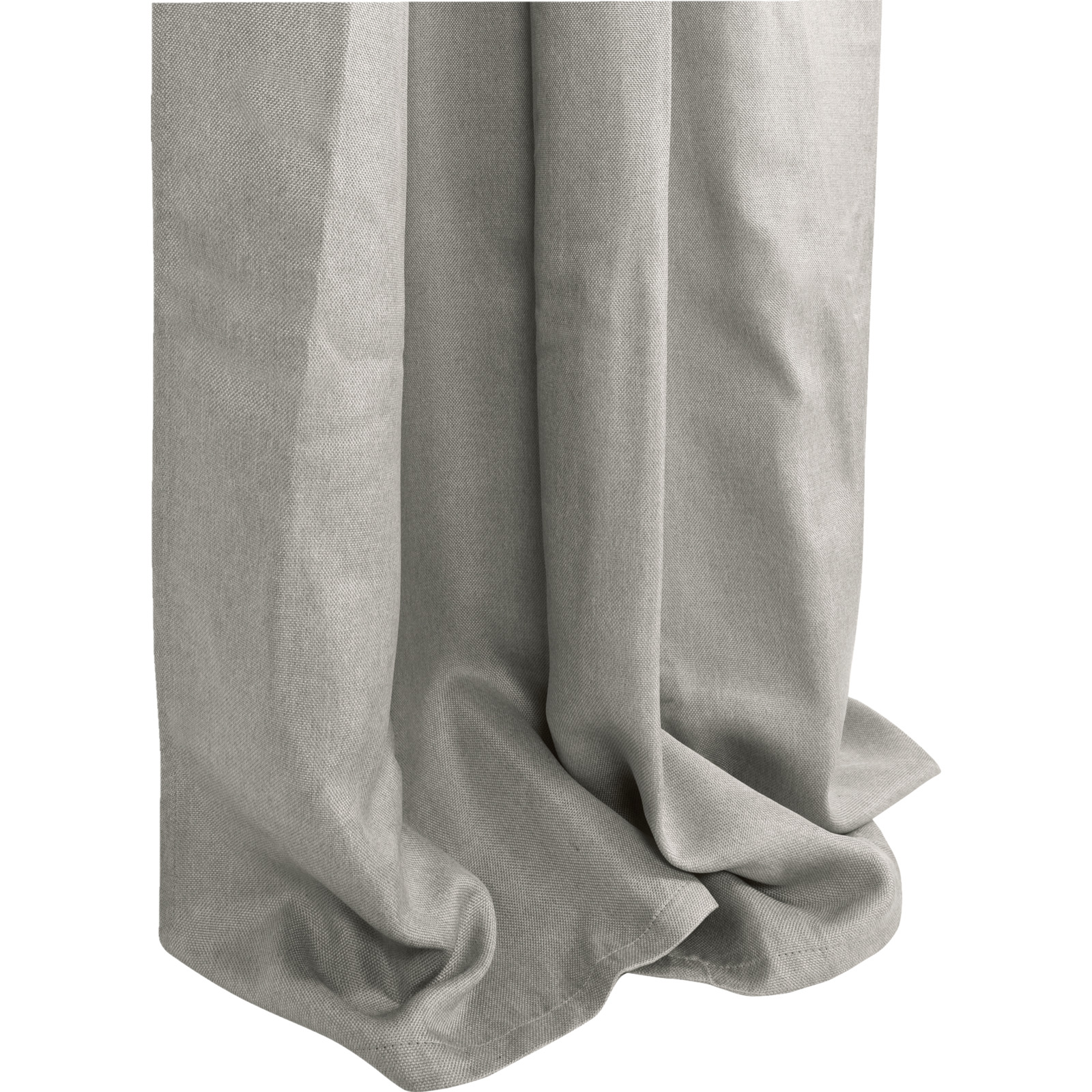 Fertigvorhang Polyester 140 x 260 cm hellgrau