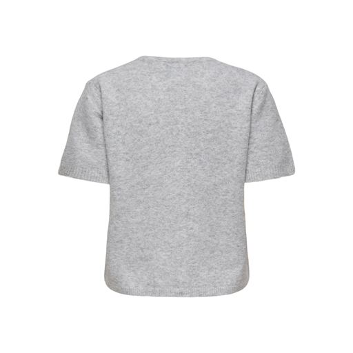 ONLY Ella Kortærmet Cardigan, Light Grey Melange, L