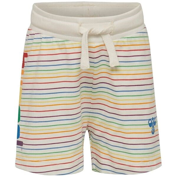 Rainbow Whisper White Shorts - Hummel → Luksusbaby.dk