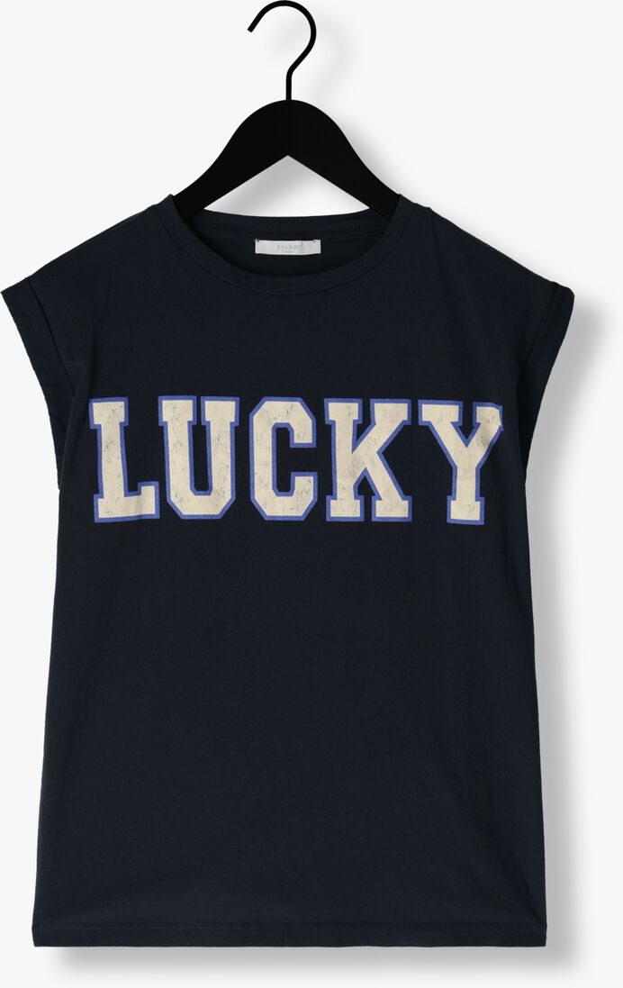 BY-BAR donkerblauwe by-bar t-shirt thelma lucky vintage