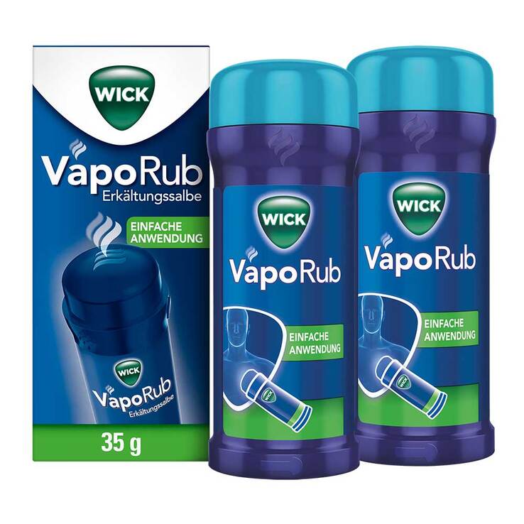 WICK VapoRub Erkältungssalbe im Applikator, 2x35  g