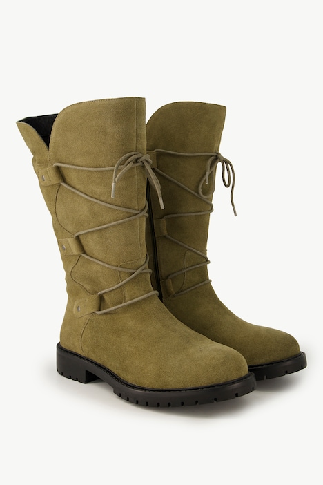 Lederstiefel, XL-Schaft, Weite H