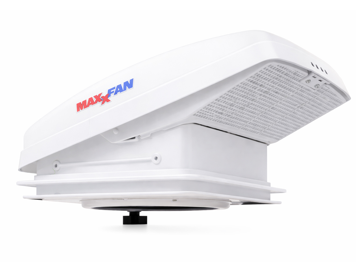 Maxxfan Deluxe Compact 28 x 28 dakluik met ventilator - white
