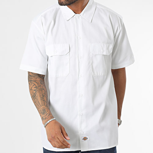 Chemise Manches Courtes A4XK7 Blanc