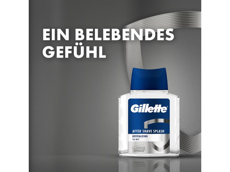 Gillette After Shave Splash Revitalizing 100 ml Aftershave für ein erfrischendes und belebendes Gefühl