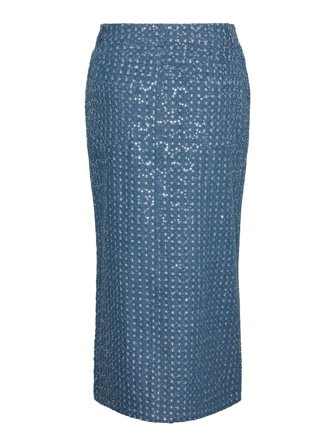 Pieces Pcnaomi Midinim Skirt