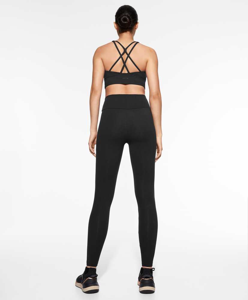 Leggings Comfortlux de cintura super alta até o tornozelo, 65 cm