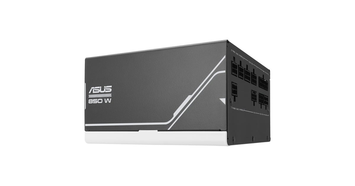 ASUSPrime Gold modulaire 850 watt voeding   (Wit, 1x 12V-2x6, 3x PCIe)