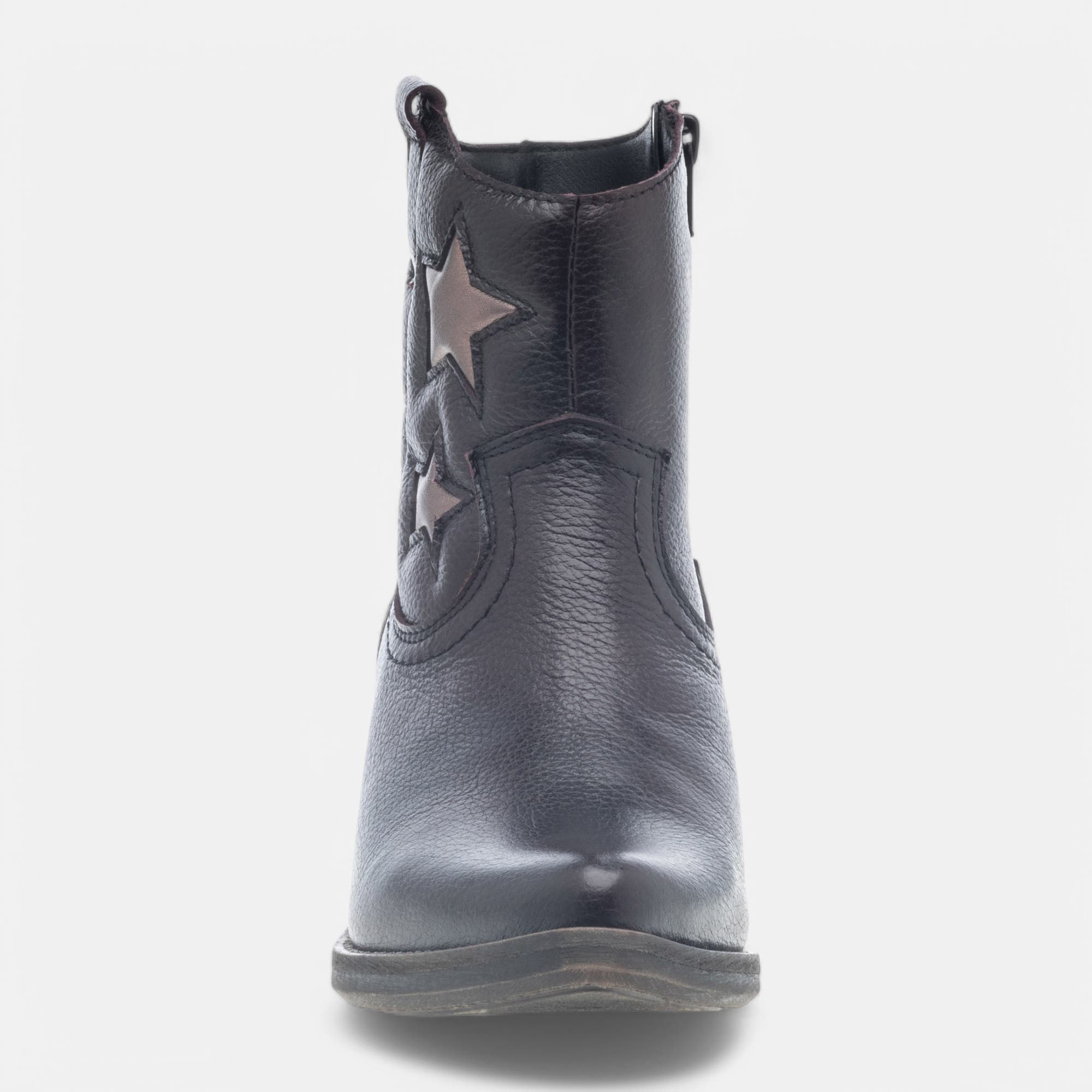 Santiags Femme en cuir bordeaux