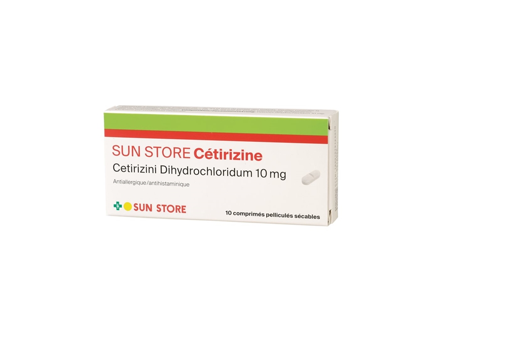 Sun Store Cetirizin 10 mg<br>10 Stück, Blister, Filmtablette