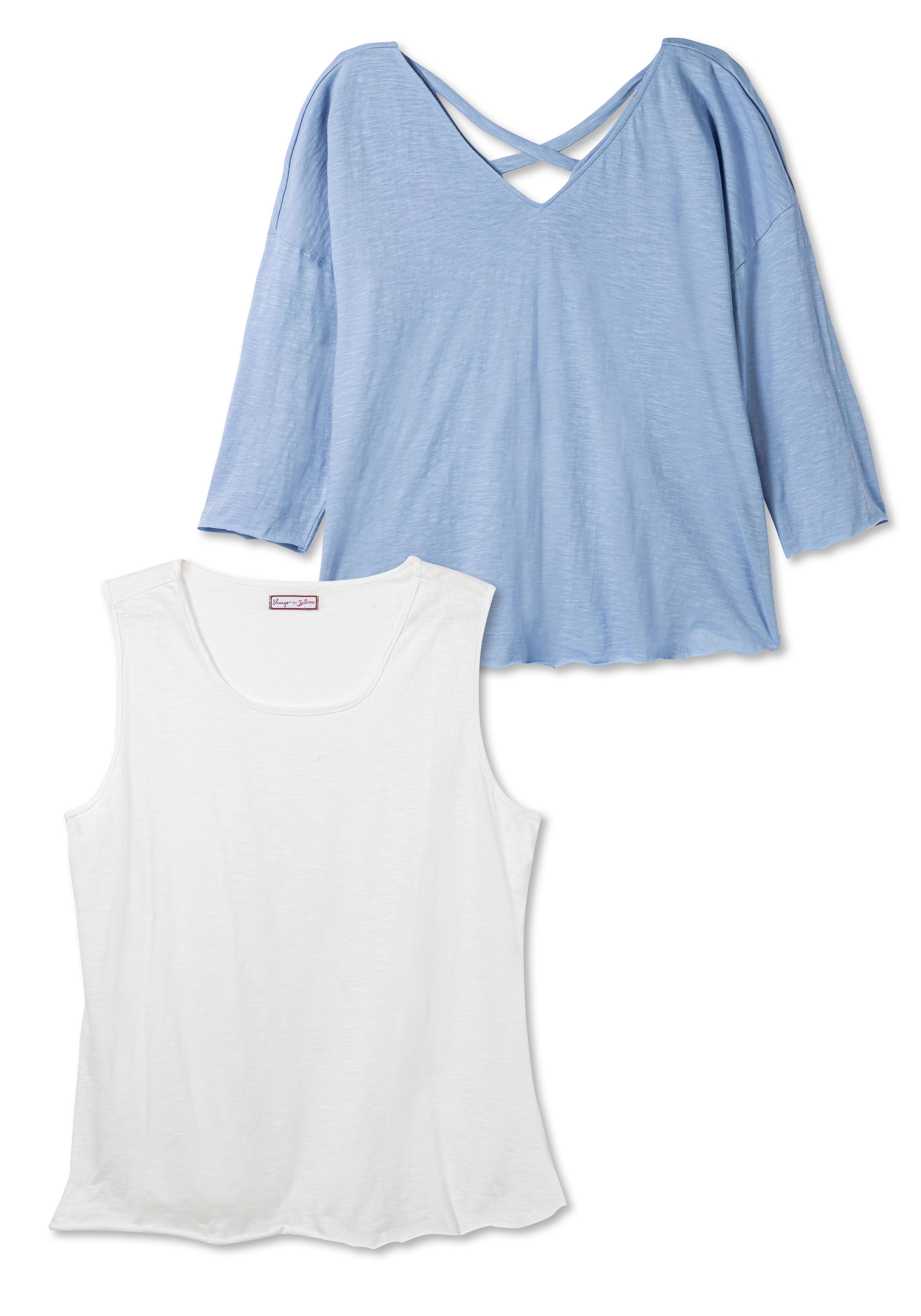 Set aus Oversized-Shirt und Tanktop
