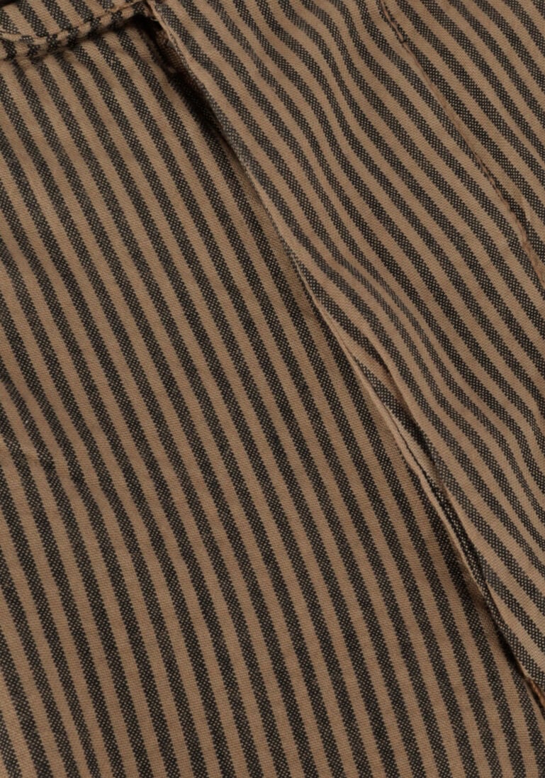 DSTREZZED bruine dstrezzed korte broek lancaster jogger shorts seersucker stripe