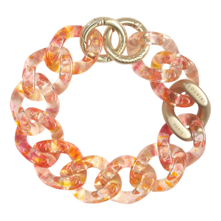 Louvini Bracelet chaîne Petit Zoé | Orange