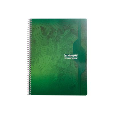 Calligraphe 7000 - Cahier à spirale 24 x 32 cm - 180 pages - grands carreaux (Seyes) - disponible dans différentes couleurs
