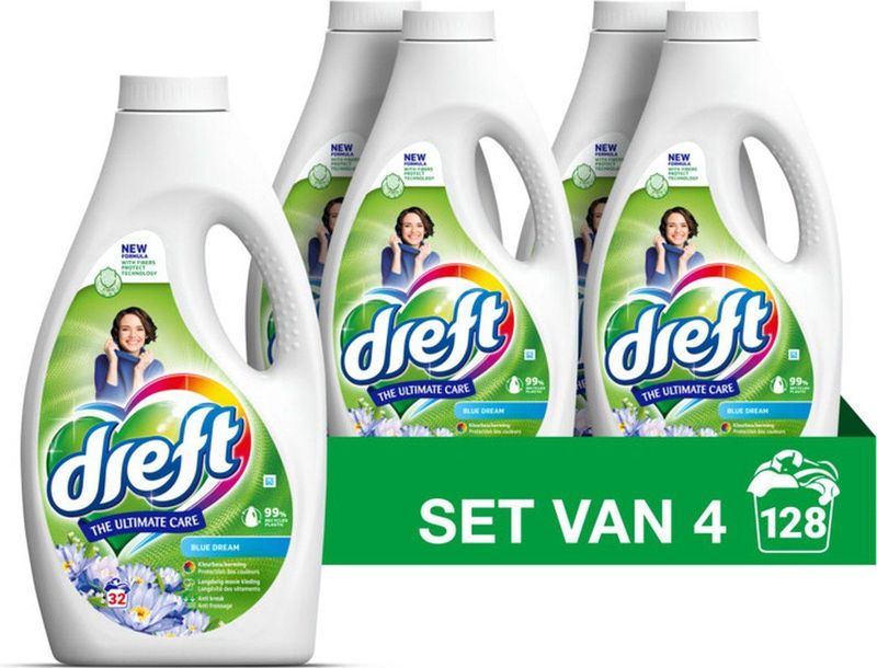 Dreft - Vloeibaar Wasmiddel - Blue Dream - 32 Wasbeurten