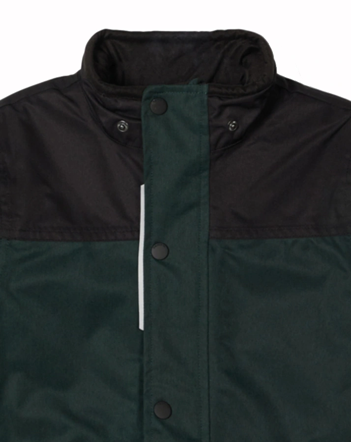 Funktions-Winterjacke NKMSNOW10 mit Kunstfellbesatz in dunkelgrün