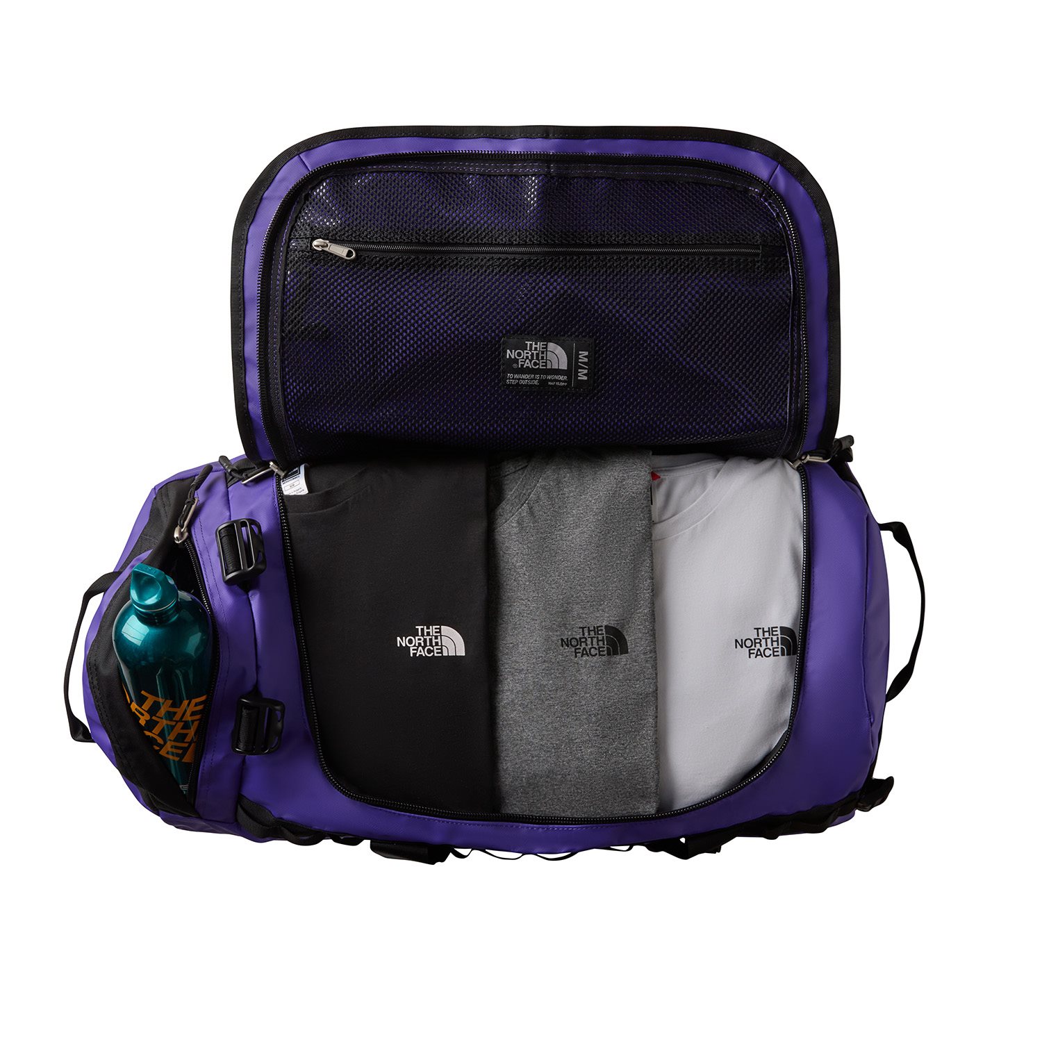 The North Face Base Camp Duffel M peak purple/tnf black