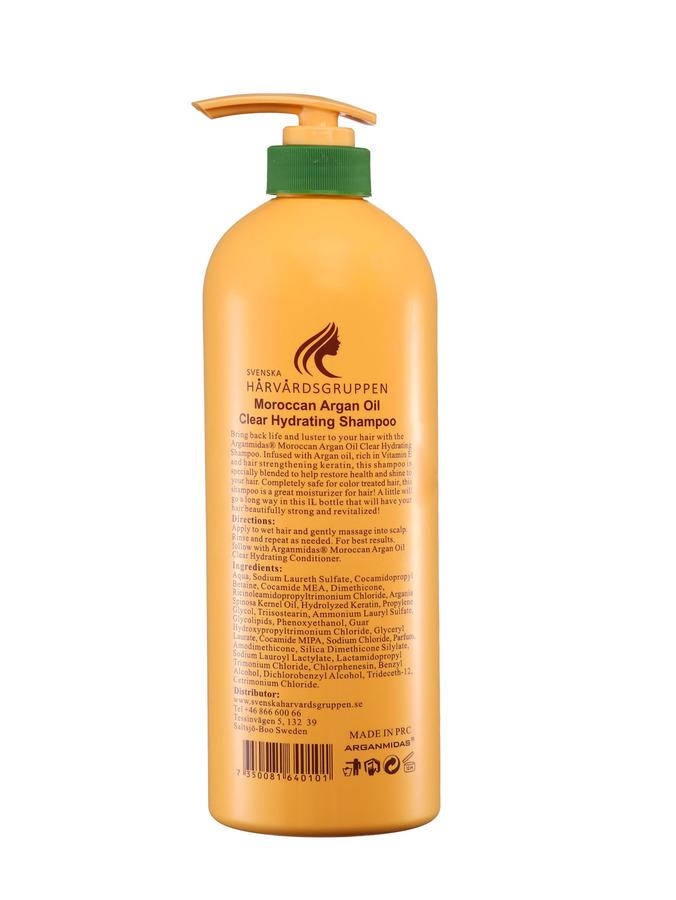 Arganmidas Moroccan Argan Oil Clear Hydrating Shampoo 1000ml