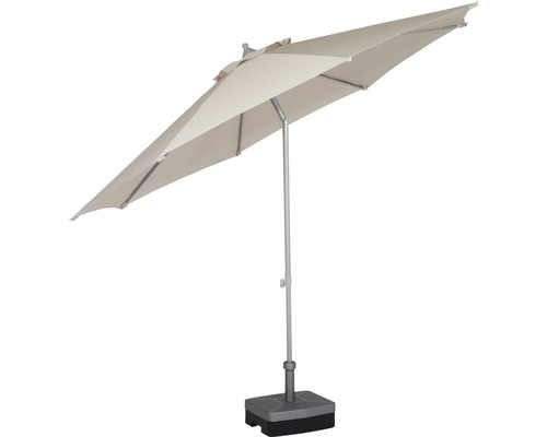 Siena Garden Push-Up Parasol Ø 300 cm Polyester 180 g/m² naturel
