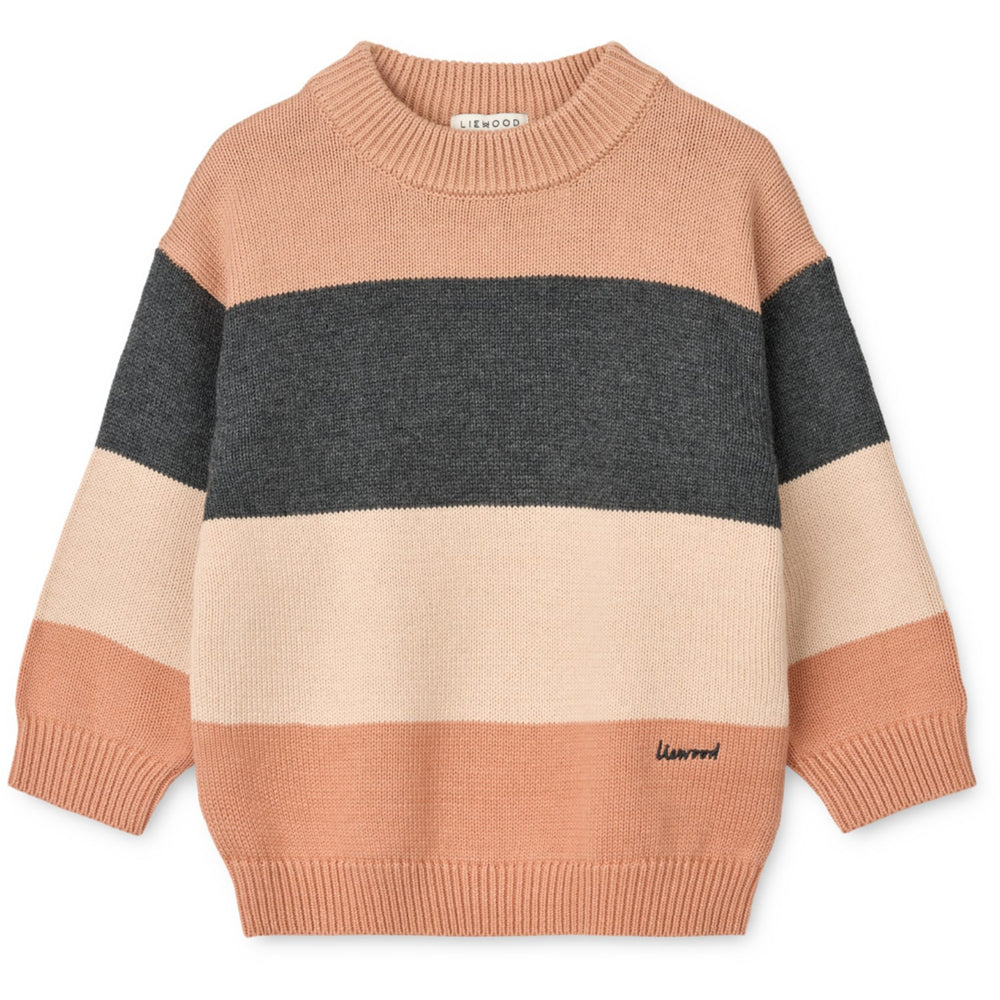 Køb LIEWOOD Pale Tuscany Multi Mix Orlane Stripe Strik Jumper