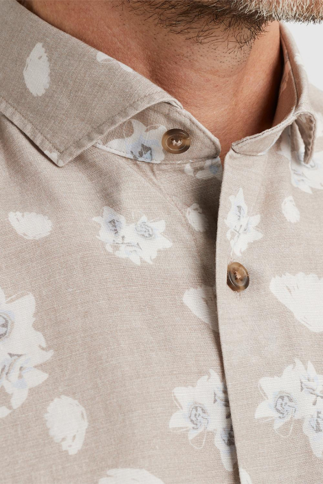 Vanguard beige heren overhemd