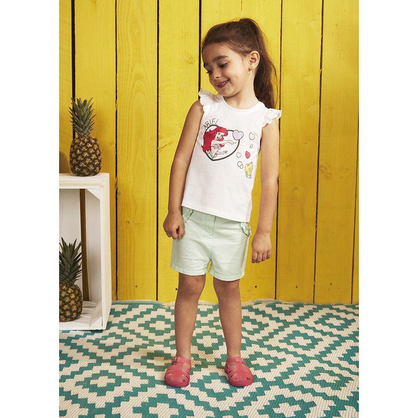 Débardeur en jersey print Ariel Disney pour bébé fille - Blanc
